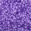 Picture of Colorlined Crystal Purple Seed Beads #222 / Size #11<br />Approximately 25 Grams