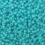 Picture of Opaque Lustre Turquoise Green Seed Beads Size 11 Color 430J<br />Approximately 25 Grams
