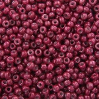 Picture of Opaque Lustre Desert Rose Seed Bead #436 / Size 11<br />Approximately 25 Grams