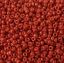 Picture of Size 15 Seed Bead, Opaque Paprika #406C, Approximately 25 Grams