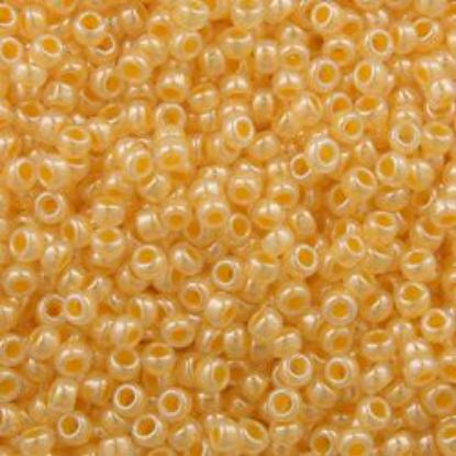 Picture of Size 15 Seed Bead, Ceylon Peach #516, Approximately 25 Grams