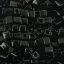 Picture of Square 3x3mm Seed Bead, Opaque Black #401, Approximately 25 Grams