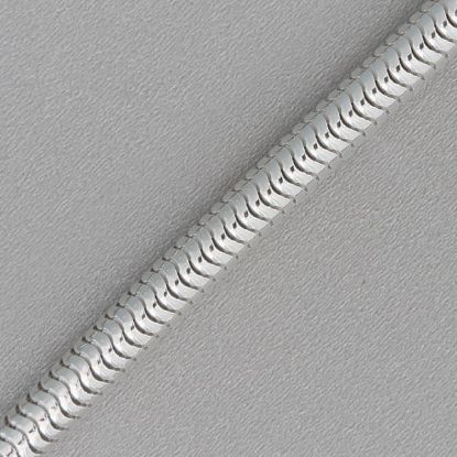 Picture of Sterling Silver Snake Round Chain 18 Inch x 5mm