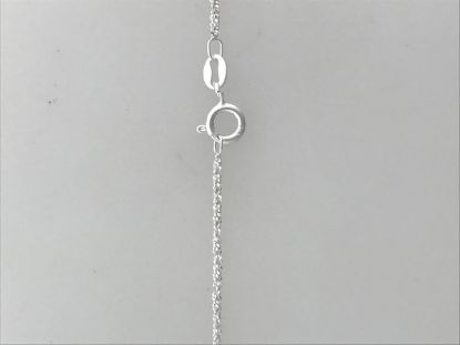 Picture of Sterling Silver Diamond Chain 18 Inch x 1.2mm<br />Made in Italy