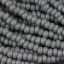 Picture of Size 13 Cut Czech Seed Beads, Grey, Sold by the Hank