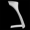 Picture of White Faux Leather Retractable Necklace Display, 5-5/8" L x 4-1/2" W x 8-1/4" H, Sold individually, Imported