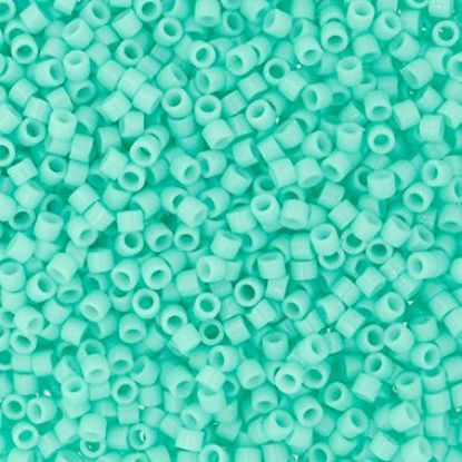 Picture of Miyuki Delica Size 11 Seed Beads, Duracoat Opaque Dyed Robin Egg Blue