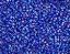 Picture of Miyuki Delica Size 11 Seed Beads, Cobalt Blue Aurora Borealis