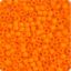 Picture of Miyuki Delica Size 11 Seed Beads, Orange Mandarin Opaque