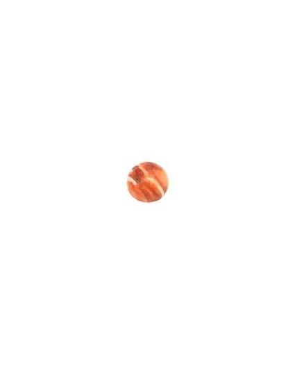 Picture of Orange Spiny Oyster Compressed Round Cabachon, No Back 8mm