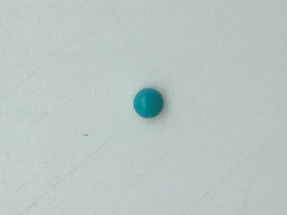Picture of Block/Imitation Turquoise Round Green Cab 8mm