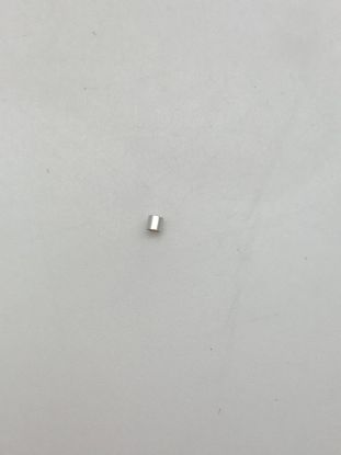 Picture of Sterling Silver Crimp Tubes, 2x2mm, I.D. 1.5mm
