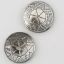 Picture of Sterling Silver Daisy 20ga Concho with Loop, 25mm