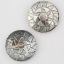 Picture of Sterling Silver Basket 20ga Concho with Loop, 25mm