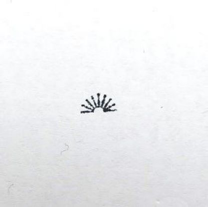 Picture of Steel Stamp, #15 Large Sunburst, 1/4"