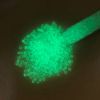 Picture of Size 8 Japanese Seed Beads, Baby Blue/Bright Green Glow in the Dark (#2723), Approximately 25 Grams