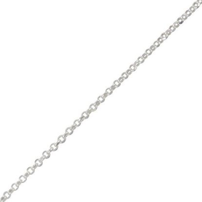 Picture of Sterling Silver Diamond Cut Rolo Chain 20 Inch x 1.5mm<br />Made in Italy