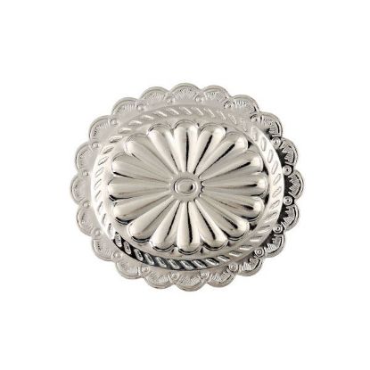 Picture of Nickel Silver Plated Sunburst Concho, 64x72mm, 10pc Pkg