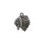 Picture of Silver Plated Base Metal, 18x22mm, Small Chief Pewter 10 Chiefs