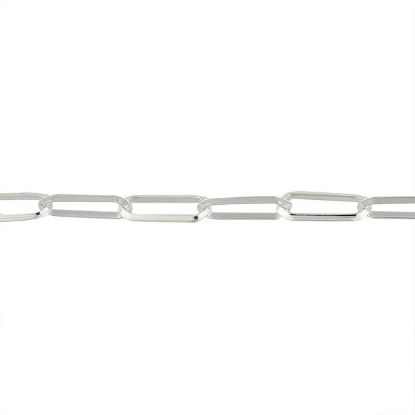 Picture of Sterling Silver Triangle Cable Bulk Chain 4.35mm, Sold by the Foot