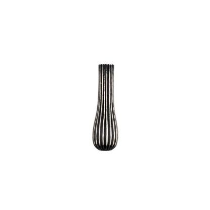 Picture of Sterling Silver Navajo Pearl Style by JCK, 5x16mm Corrugated Vase Bead