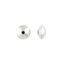 Picture of Sterling Silver Rondelle Bead, ID 1.2mm, 3.2x5.2mm