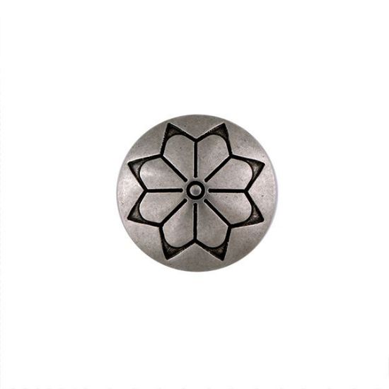 Picture of Nickel Silver Star 21mm Concho with Loop