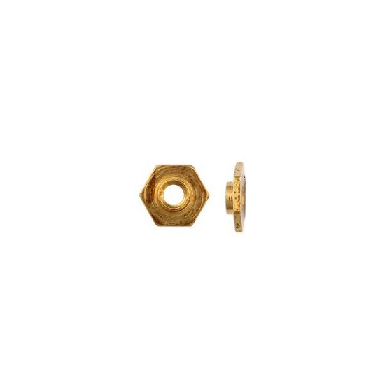 Picture of Brass Chicago Hex Nut Only, 9/32"