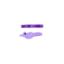 Picture of Mother of Pearl Purple, Top Drilled Bird, 10 pieces, Approximately 3x13mm