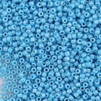 Picture of Opaque Lustre Sioux Blue Seed Bead #430C / Size 11<br />Approximately 25 Grams