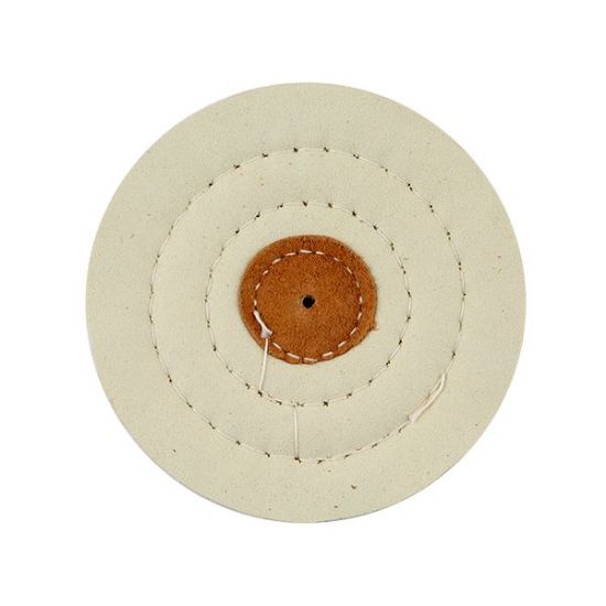 Picture of Premium Chamois Wheel, 4" Diameter, 18 ply