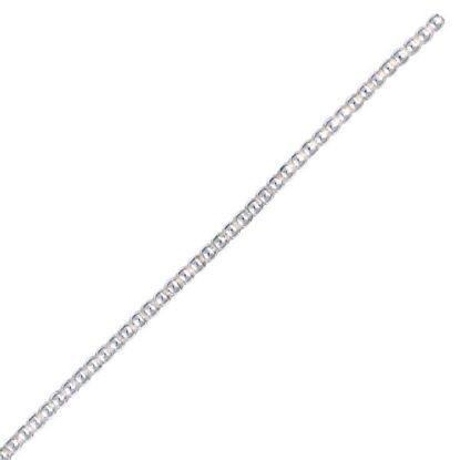 Picture of Wire Sterling Silver 12 Gauge/.081 Inch Blue Ribbon Half Bead