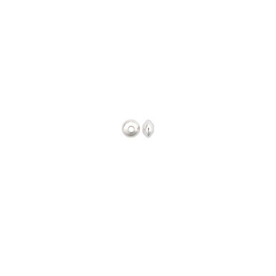 Picture of Sterling Silver Plain Rondelle Beads 3mm<br />10 Beads