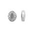 Picture of Silver Plated 10x12mm, Cast Bead Oval. 10 beads