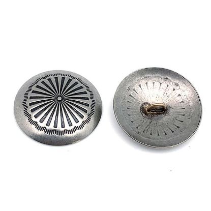 Picture of Nickel Silver Sunburst 37mm Concho with Loop