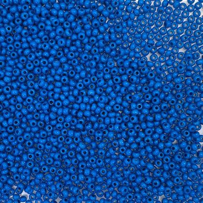 Picture of Size 10 Czech Seed Beads, Terra Intensive Blue, Approximately 25 Grams