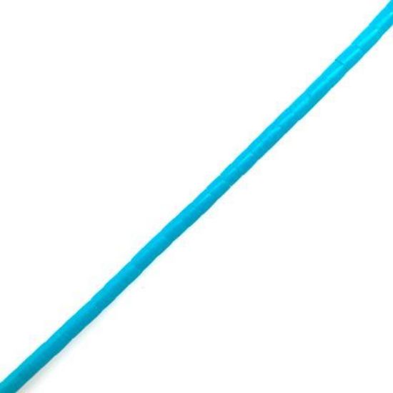 Picture of Block Kingman Turquoise Heishi Beads 2-3mm, 24" Length
