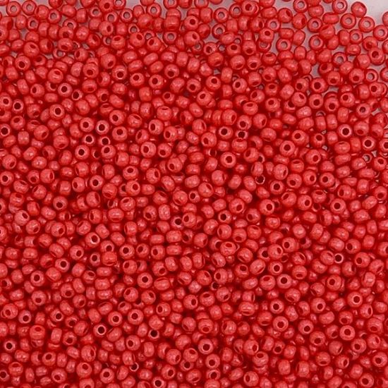 Picture of Size 10 Czech Seed Beads, Terra Intensive Orange, Approximately 25 Grams