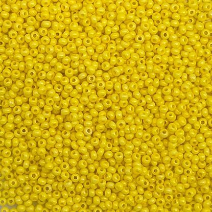 Picture of Size 10 Czech Seed Beads, Terra Intensive Yellow, Approximately 25 Grams