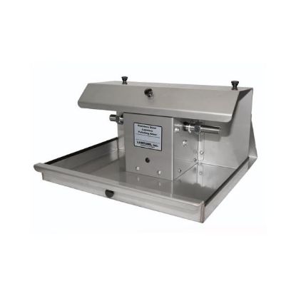 Picture of Lortone Stainless Steel 8" Grinding & Polishing Arbor, Pre-cut holes for water drip system