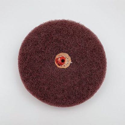 Picture of Medium Satin Finish Buffing Wheel 6 Inch x 2 Ply