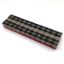 Picture of Tan, Black and Red Cotton Filled Gift Box, 8 x 2 x 1 Inch