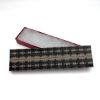 Picture of Tan, Black and Red Cotton Filled Gift Box, 8 x 2 x 1 Inch