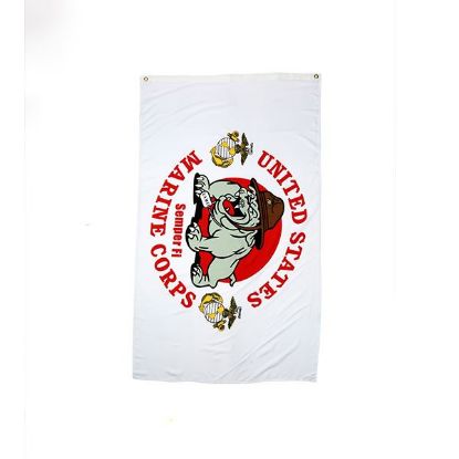 Picture of US Marines Bulldog 3'x5'