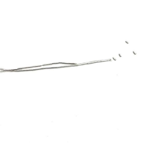 Picture of Heishi Sterling Silver 0.005x1/16 Inch Super Small Plain<br />Approximately 3207 Pieces