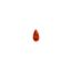 Picture of Orange Spiny Oyster Compressed Cabochon 7x14mm Pear, No Back