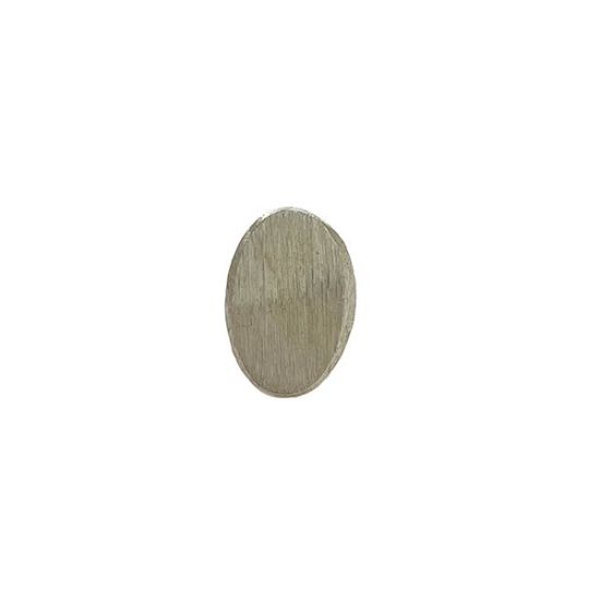 Picture of Sterling Silver Sand Cast Ring #42, 20x30mm Oval, Size 8-1/2