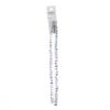Picture of Crystal Lane 6x8mm Transparent Half Silver Rondelle, 2 Strand 7" Strands