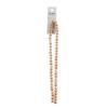 Picture of Crystal Lane 6x8mm Opaque Light Campagne Luster Rondelle, 2 Strand 7" Strands