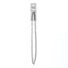 Picture of Crystal Lane 3x4mm Transparent Half Silver Iris Rondelle, 2 Strand 7" Strands